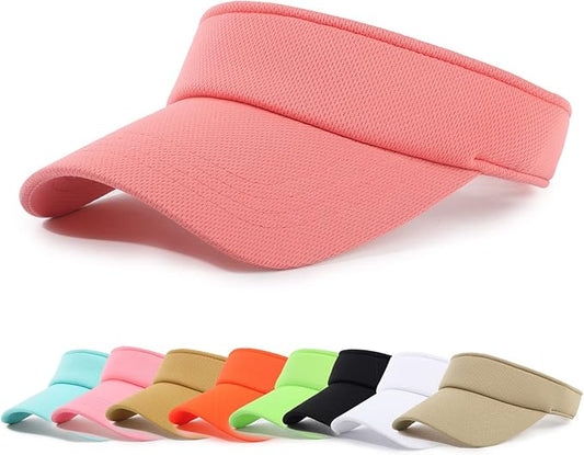 Sun Visor Hat Adjustable Velcro Outdoor Sports Cap for Men Women Adults