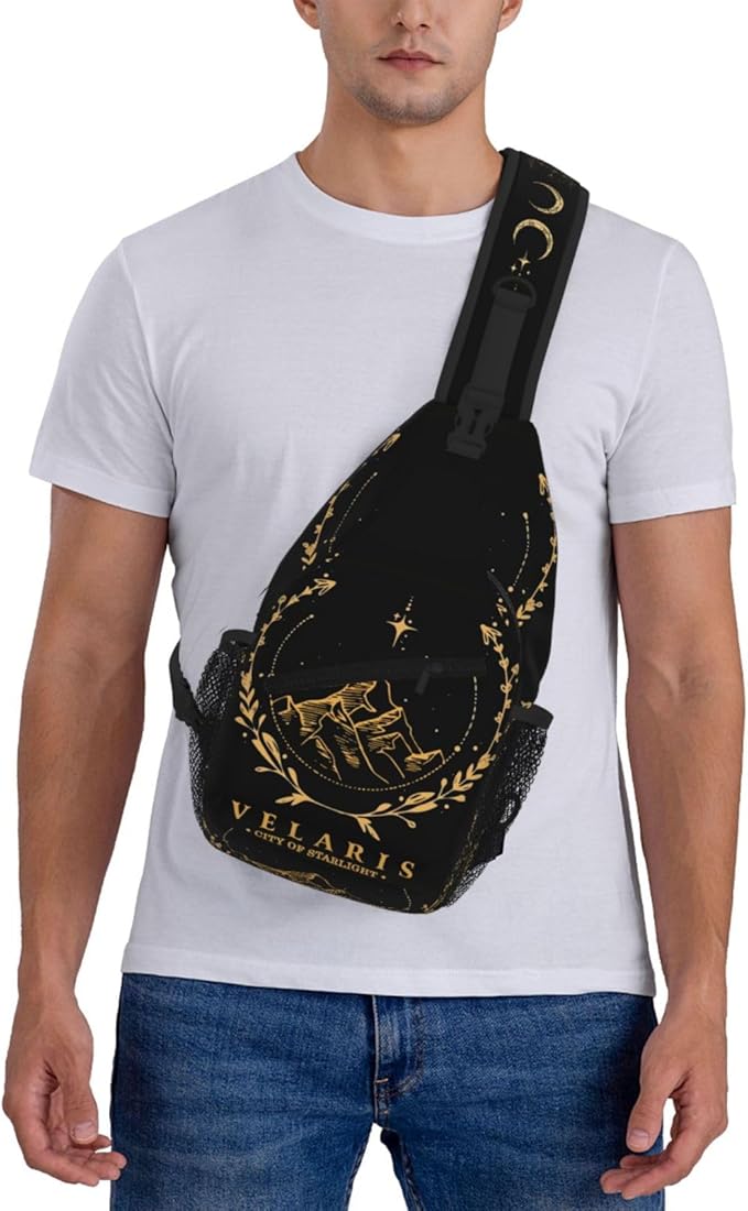 Velaris City Of Starlight Crossbody Bag Trendy Sling Bag Bakpack Casual Chest Bags Daypack For Hiking Walking Travel Running(7)