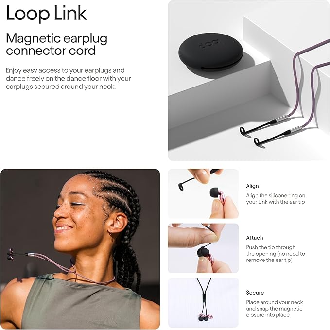 Loop Earplugs Social Plus Link Bundle (2-Pack) – Engage 2 Plus + Loop Experience 2 Plus + Link | Reusable Ear Plugs for Focus, Noise Sensitivity, Music, Parenting & More | 16dB/18 dB Noise Reduction