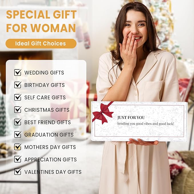 BAGAIL Initial Tote Bag, Personalized Birthday Gifts for Women, Teacher, Friends, Mom, Wedding, Monogrammed Beach Bag