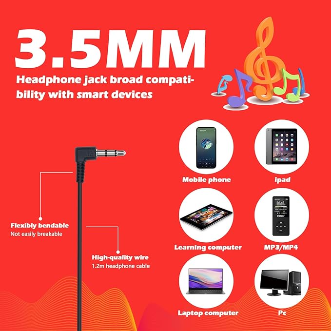 Classroom Headphones Bulk 15 Pack for School Kids,Wholesale Earphones Class Set of Headphones for Students Children Teens Multi Color