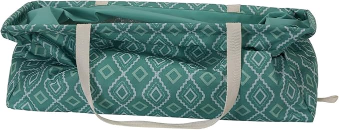 Household Essentials Teal Diamond Krush Container All-Purpose Utility Tote