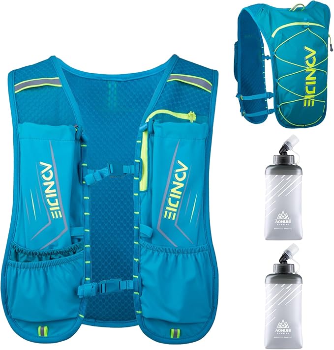 Azarxis Hydration Running Vest Backpack Pack 5L 5.5L for Women and Men Jogging Trail Race Marathon Cycling Hiking