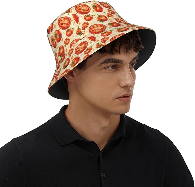 Unicorn and Pink Flower Fisherman Hat Summer Foldable UV Protection Sun Hat