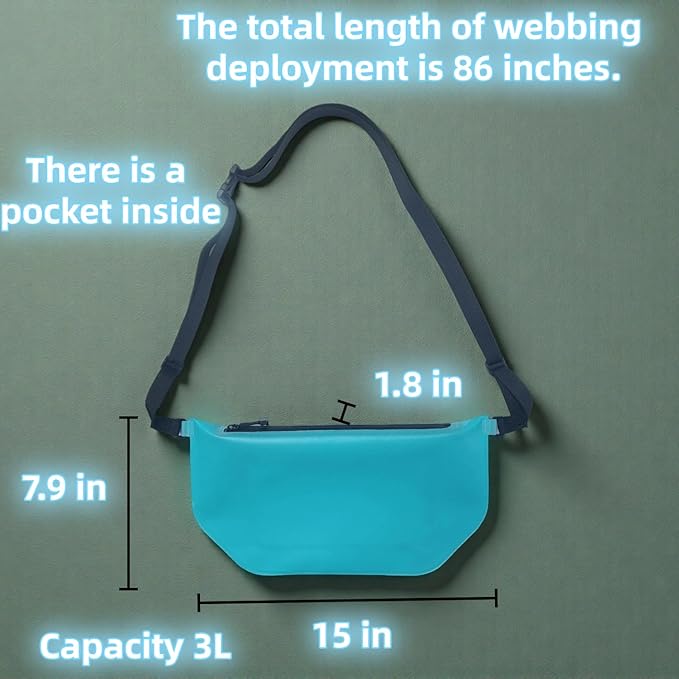 Waterproof Phone Pouch, Waterproof Phone Case, for iPhone 17 16 15 14 Pro Max，IPX8 Waterproof Rating, airtight Zipper Seal