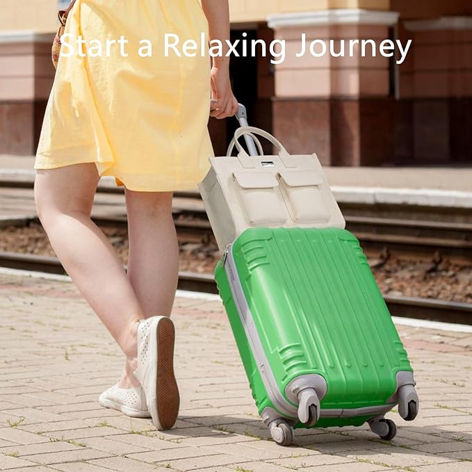 TOPDesign Heavy-Duty Canvas Tote Bag for Women, Adjustable Crossbody/Shoulder Handbag with 9 Pockets, Everything Tote