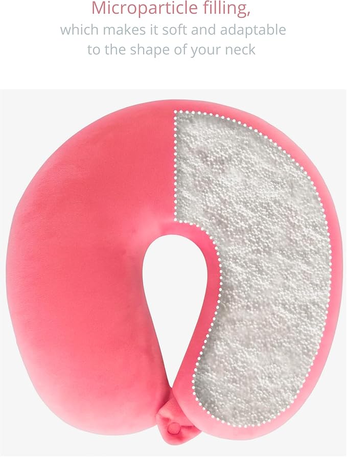 BelkVilo. 2 in1 Plush Penguin Travel Pillow – Pink Kids Travel Pillow for Airplane, Car, or Stroller | Extra-Soft Plush, Medium (12.2 in)