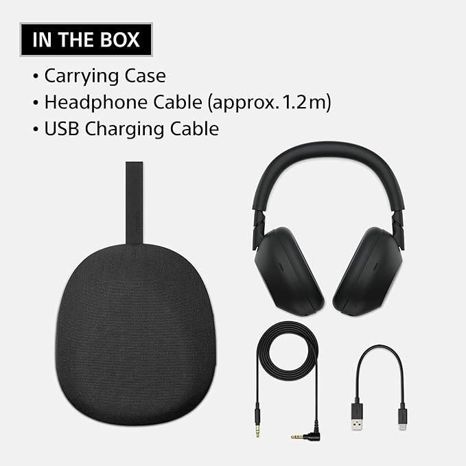 Sony WH-1000XM6 The Best Noise Canceling Wireless Headphones, HD NC Processor QN3, 12 Microphones, Adaptive NC Optimizer, Mastered by Engineers, Studio-Quality, 30-Hour Battery, Platinum Silver