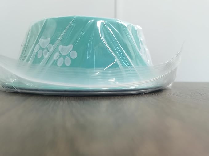 Stainless Steel Dog Bowls 2 Pack Small Medium Dogs Feeding Food Water Bowl with Non-Slip Silicone Sole, Stainless Steel Dog Dishes Elevated Raised Pet Feeder(Green+Grey, M(3.6 Cups)