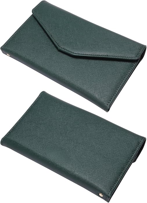 Vintage Style Genuine Leather Unisex RFID Blocking Passport Holder Travel Organizer