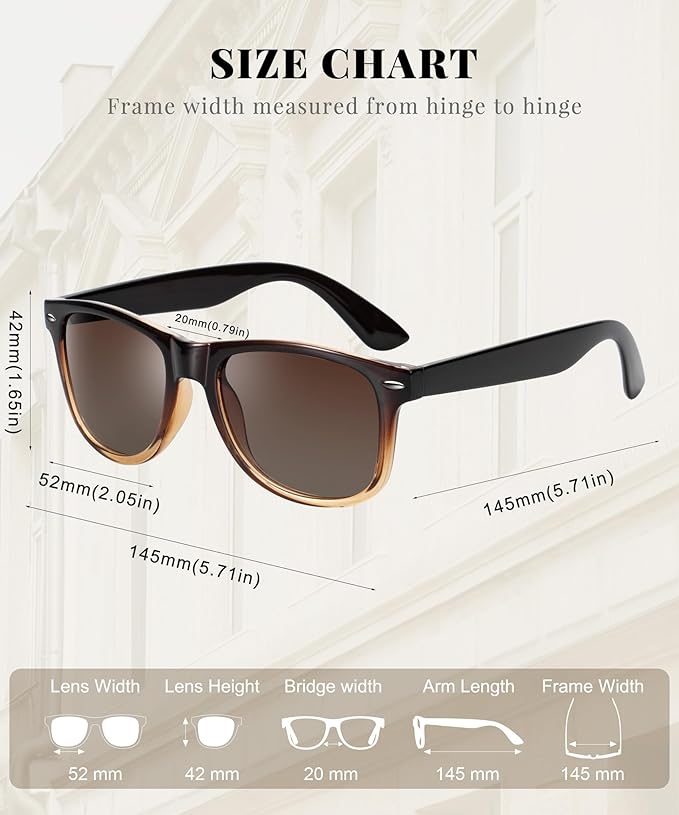 Sunglasses Womens Men Polarized UV400 Protection Trendy Classic Retro Square Mirrored Womens Sunglasses 3 Pack