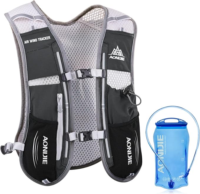 TRIWONDER Hydration Running Vest Backpack, Lightweight Water Pack for Men Women Hydration Backpack for Trail Race, Hiking, Cycling, Climbing, Camping, Jogging, Marathon