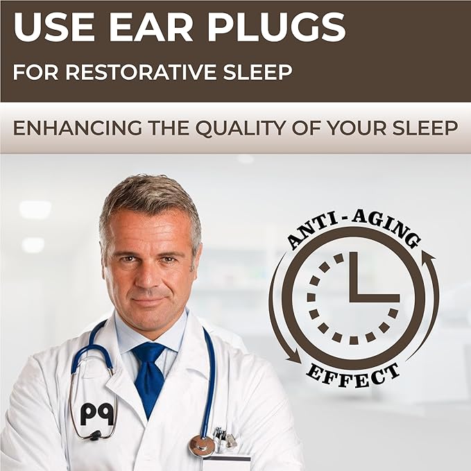 Peace&Quiet PQ Sleeping Ear Plugs Silicone - 28 Wax Moldable EarPlugs for Sleeping Noise Cancelling for Swimming, Sound Blocking Level 32 Db, (30 Silicone Earplugs), Color: Skin Tone