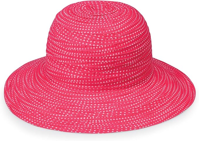 Wallaroo Hat Company Women’s Petite Scrunchie Sun Hat – UPF 50+, Wide Brim, Packable, Adjustable for Smaller Crown Sizes