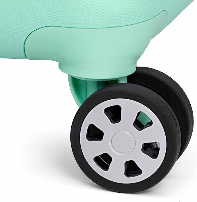 Traveler's Choice Pagosa Indestructible Hardshell Expandable Spinner Luggage, Mint, 26-Inch Medium