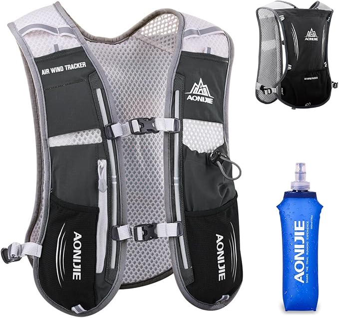 TRIWONDER Hydration Running Vest Backpack, Lightweight Water Pack for Men Women Hydration Backpack for Trail Race, Hiking, Cycling, Climbing, Camping, Jogging, Marathon