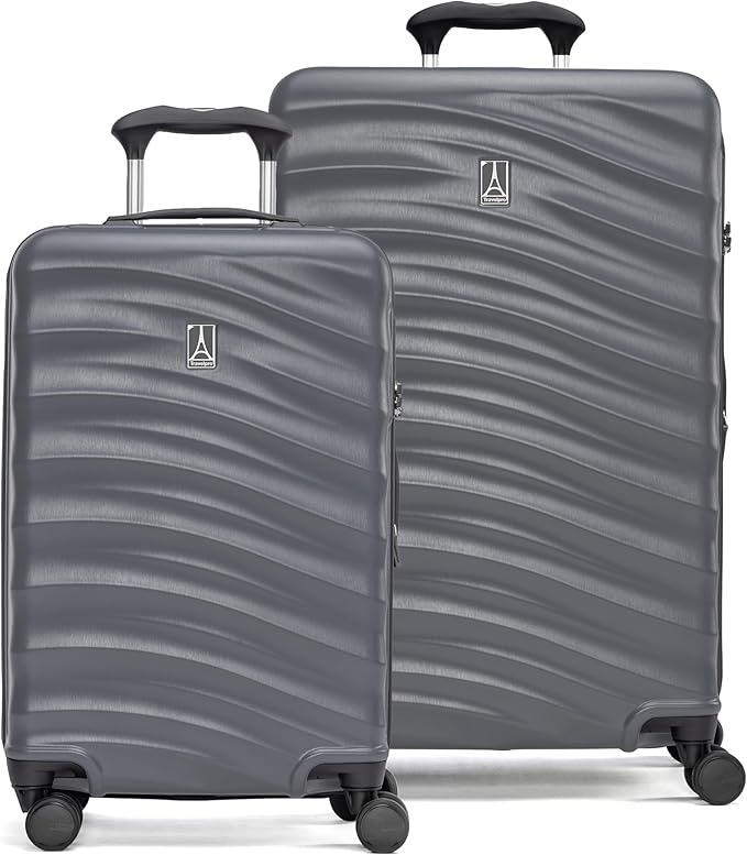Travelpro Maxlite Air V2 Hardside Expandable Luggage, 8 Spinner Wheels, Lightweight Hard Shell, TSA lock, Shadow Grey, 2-Piece Set (21/25)
