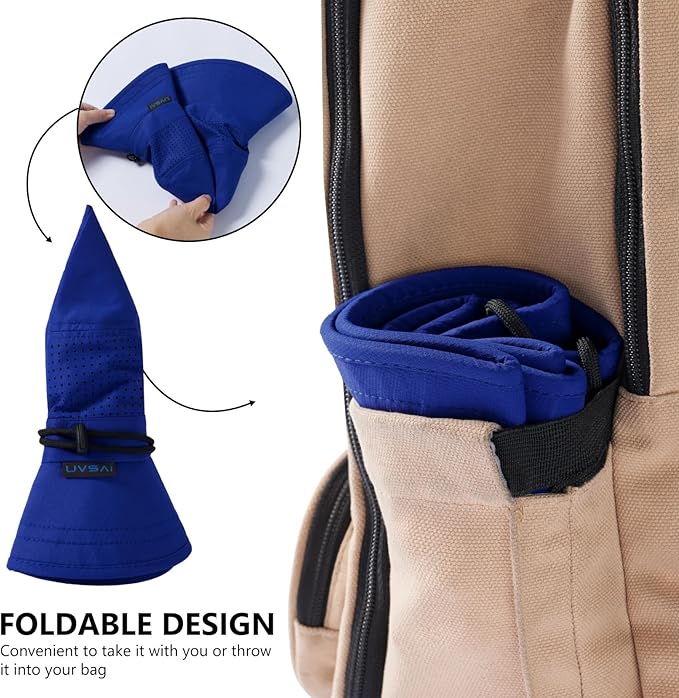 UPF 50+ Bucket Sun Hat with Laser Perforated Mesh Cooling Adjustable Breathable Lightweight for Outdoor Men Women