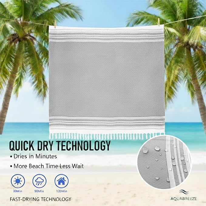 Oversized Turkish Beach Towel Blanket Cotton Giant XL Sandproof Towels Huge Linen XXL Extra Large Big Throw Quilt Blankets for Adults Cloud Travel Camping Glamping Accessories Essentials