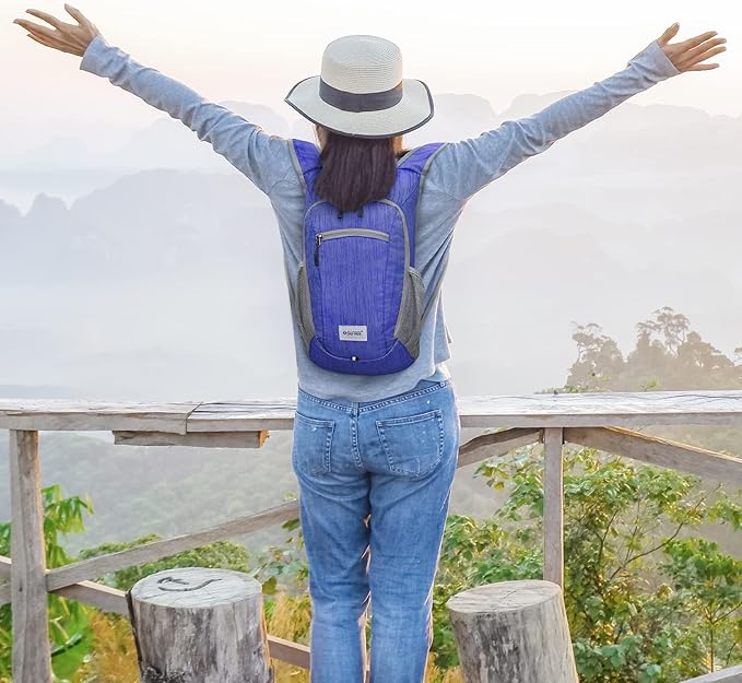 G4Free 10L/15L Hiking Backpack Lightweight Packable Hiking Daypack Small Travel Outdoor Foldable Shoulder Bag