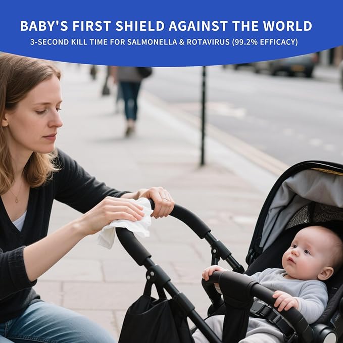 75% Alcohol Unscented Sanitizer Wipes, Moisturizing Hand Sanitizing Wet Wipes with Aloe Vera, 200-Count Bulk Pack with Travel-Friendly Design, 50 Count x 4 Packs