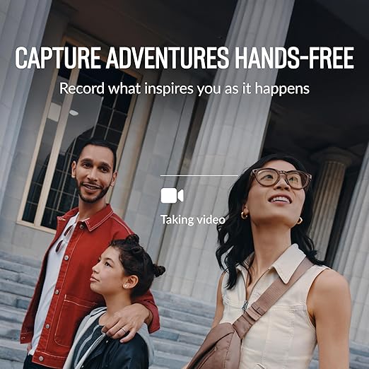 Ray-Ban Meta (Gen 1), Wayfarer, Matte Black | Smart AI Glasses for Men, Women - 12 MP Camera, Open-Ear Speakers, Video Recording, Bluetooth - Polarized Gradient Graphite Lenses - Wearable Technology