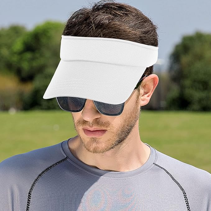 Sun Visor Hat Adjustable Velcro Outdoor Sports Cap for Men Women Adults