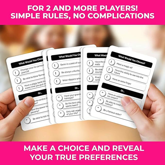 QUOKKA Board Game for 8-12 Year Olds - Original Edition - Family Card Game for Kids Ages 5-8 - What Would You Choose | Do Kids Rather? | Pick Your Answer | Get to Know You - Fun Game Night for Kid