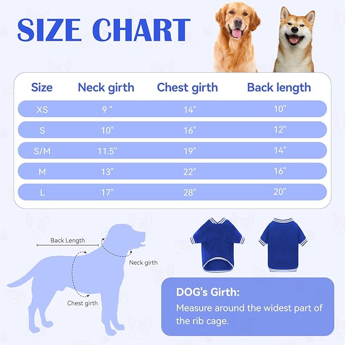 Dog Sweaters for Large Dogs, Brushed Fleece Dog Sweater Baseball Jacket Large Pet Sweater Clothes Soft Warm Boy Girl Pet(Blue-L)