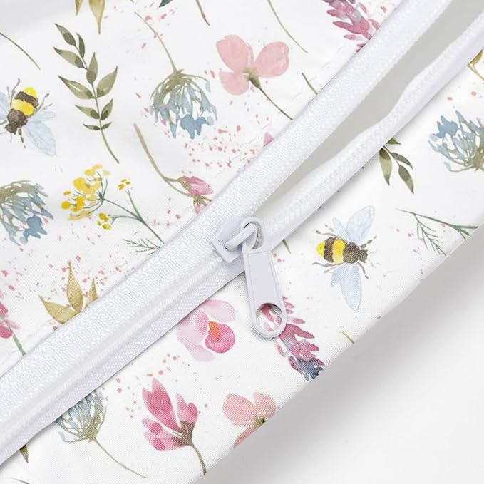 2 Pcs Wet Bag, Wet Dry Bag, Wet Bag for Swimsuit, Travel, Beach, Pool, Diapers, Dirty Yoga Gym Clothes, Toiletries, Makeup Bag, Boho Heart Decor Romantic Gifts for Birthday Wedding.