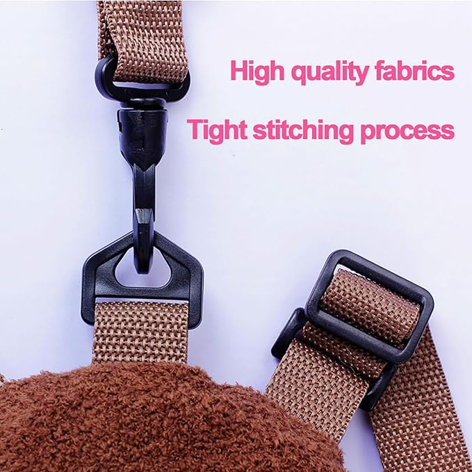 Monkey 2-in-1 Toddler Safety Harness Backpack with Leash - Adjustable Anti-Lost Walking Strap for Ages 3+, Child Safety Harness with Cute Backpack for Boys Girls, Indoor Outdoor Travel (Brown)