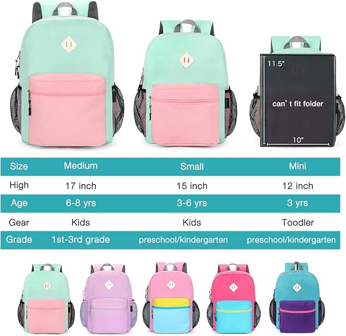 STEAMEDBUN Backpack for Girls 5-9,Kids Backpack for Elementary School Bag