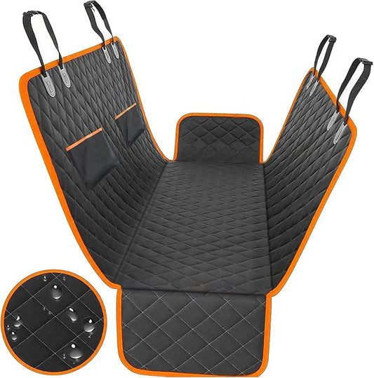 Dog Car Seat Cover for Back Seat, Sturdy Backseat Extender for Dogs,New Scratch Resistant, Anti Slip Portable Dog Hammock,Suitable for Cars and SUVs,Car Travel Pet Bed (S)