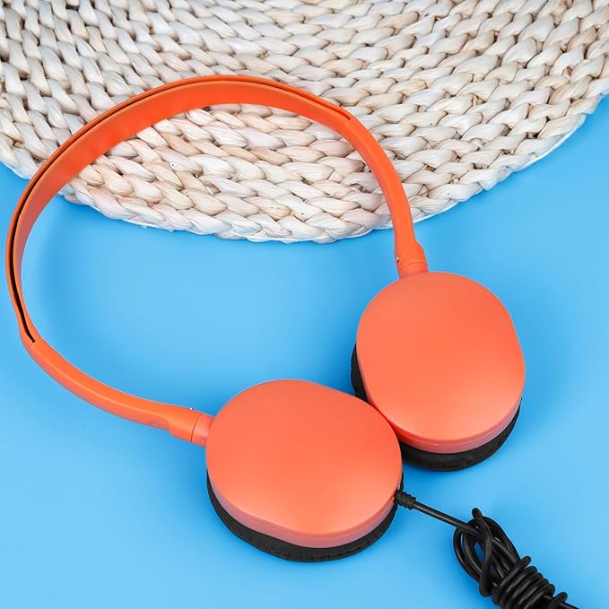 Kids Headphones Bulk for School Classroom 10 Pack On Ear Classroom Headphones for Kids Student Children Boys Girls Multi Color 3.5mm Jack (10 Color)