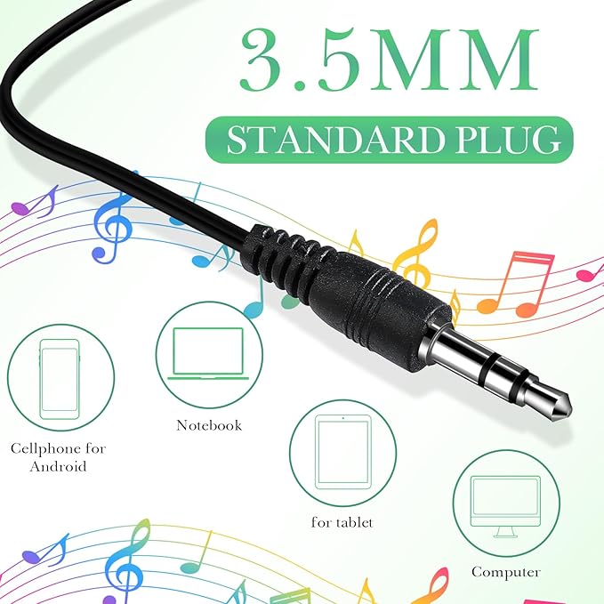Kanayu 100 Pack Wired Earbuds Bulk for Classroom Ear Headphones Wired Basic Student Earbuds No Microphone with 3.5MM Jack for Class Laptop School Library, Individually Bagged (Green)