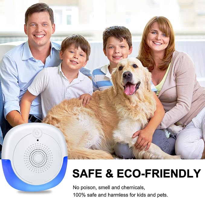 2024 Ultrasonic Repeller & Insect Repeller 6 Packs, Ultrasonic Repellent for Roach, Rodent, Mouse, Bugs, Mosquito, Mice, Spider, Ant, 2 Mode Switching