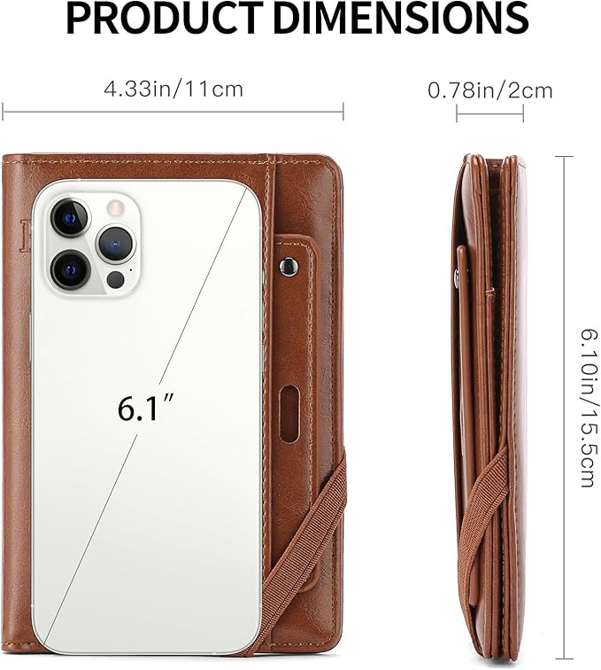 Rfid Passport Holder for Travel Women Men Passport Wallet Rfid Blocking with Card Slots and Pen Holder