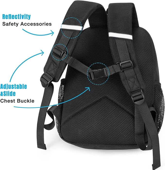 STEAMEDBUN Toddler Backpack for Boys 2-4, Kindergarten & Preschool Mini