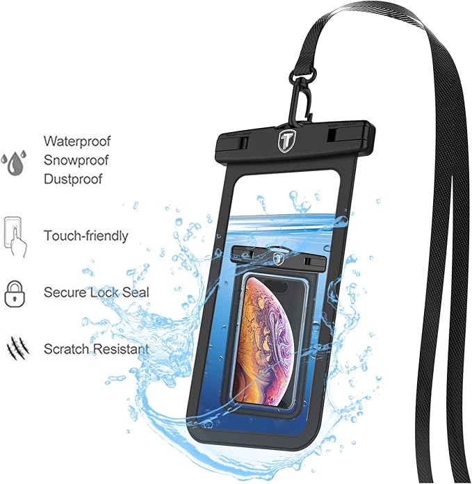 Njjex Waterproof Phone Pouch [2 Pack] Waterproof Phone Case Cellphone Dry Bag For Samsung Galaxy Note 20 Ultra S25 Ultra S24 S23 S22 S21+ S20 S10 A14 A15 A35 A16 5G iPhone 16 Pro Max 15 14 13 12 11 Xr
