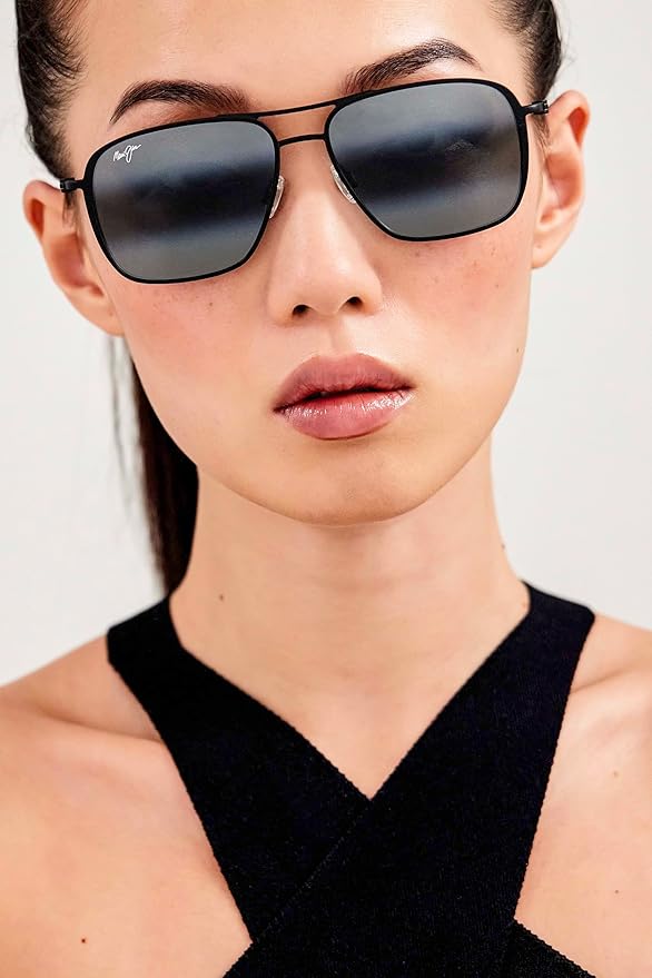 Maui Jim Polarized Men's and Women's Beaches Universal Fit Aviator Sunglasses