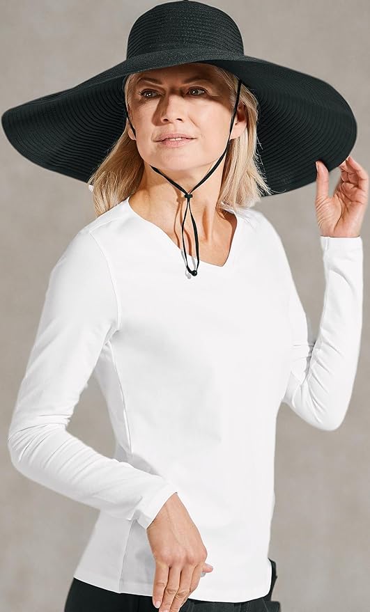 Women's Ultra Wide Sun Hat - UPF 50+ Sun Protection - Shelby