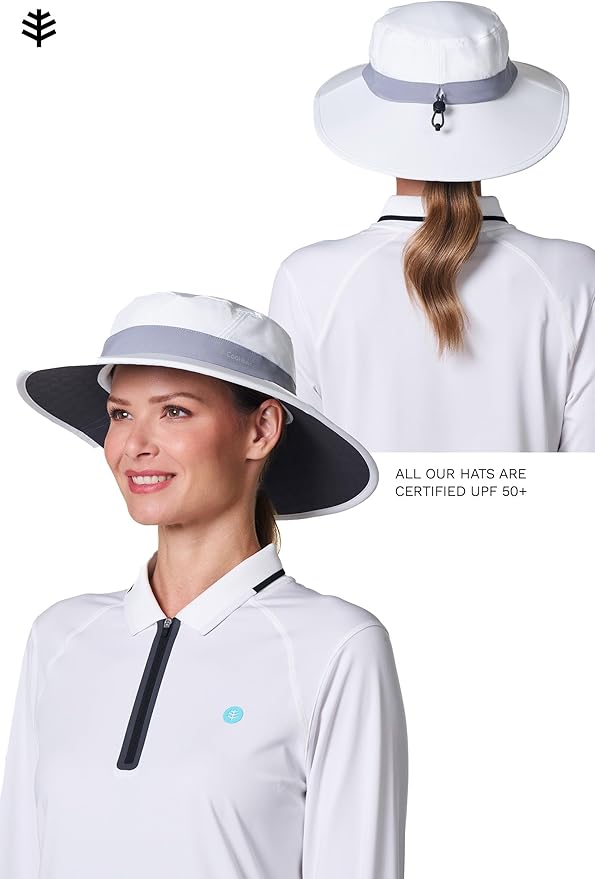 Performance Golf Hat with Wide Brim - UPF 50+ Sun Protection - Fore Golf