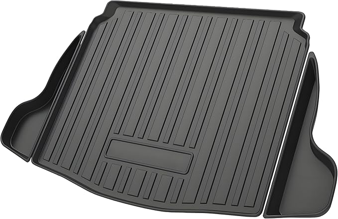 All-Weather Cargo Liners Compatible with Toyota Corolla Cross 2022-2025，3D Custom-Fit Waterproof Non-Slip Durable Odorless TPO Trunk Tray Floor Mat with High-Raised Lip