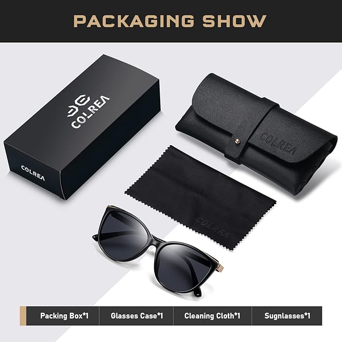 Trendy Cat Eye Sunglasses for Women Fashion Cateye UV400 Protection Glasses CL22017