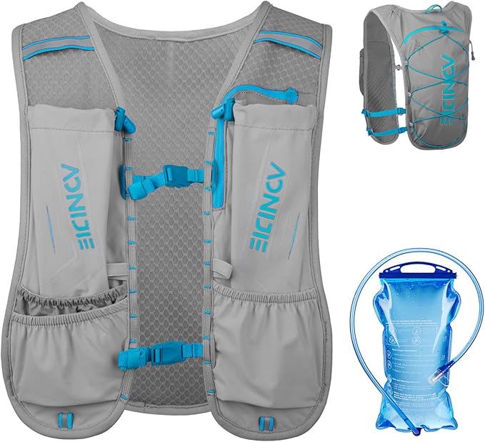 TRIWONDER Hydration Running Vest Backpack, Lightweight Water Pack for Men Women Hydration Backpack for Trail Race, Hiking, Cycling, Climbing, Camping, Jogging, Marathon