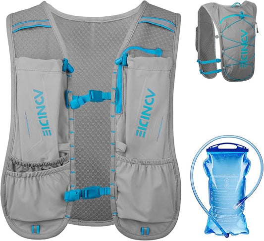 TRIWONDER Hydration Running Vest Backpack, Lightweight Water Pack for Men Women Hydration Backpack for Trail Race, Hiking, Cycling, Climbing, Camping, Jogging, Marathon