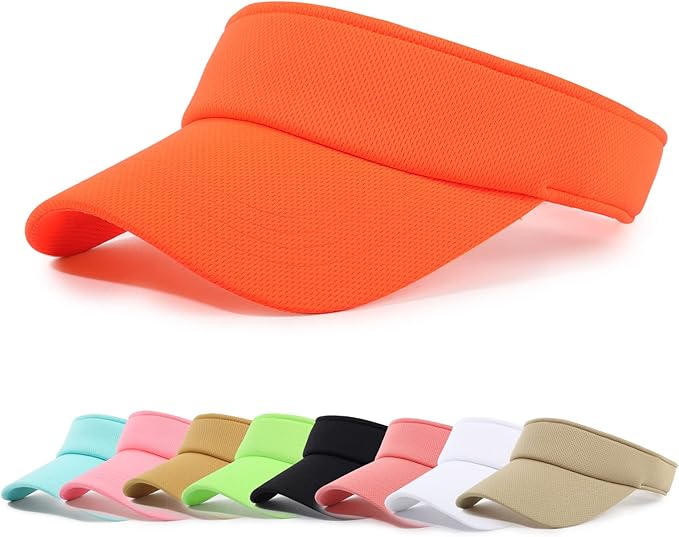 Sun Visor Hat Adjustable Velcro Outdoor Sports Cap for Men Women Adults