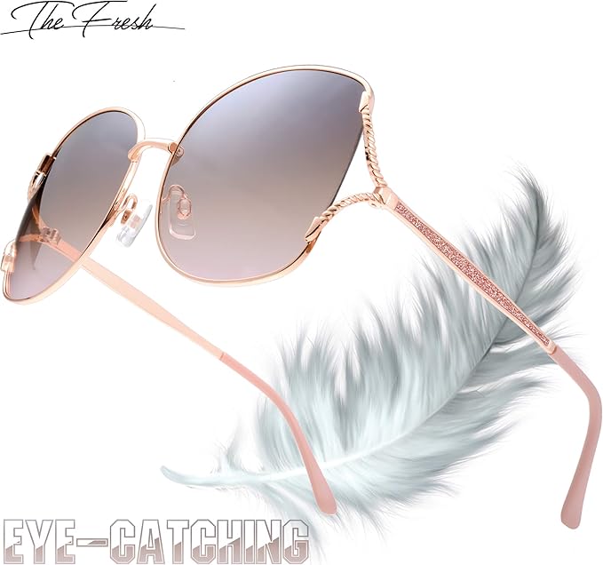 The Fresh Classic Crystal Elegant Women Beauty Design Sunglasses Gift Box