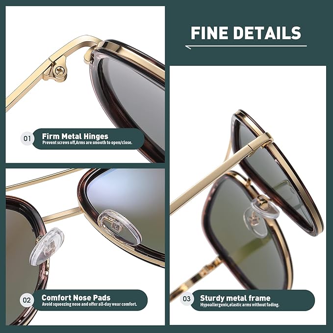 Polarized Aviator Sunglasses for Women
