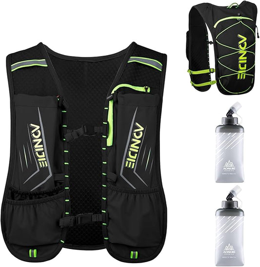 Azarxis Hydration Running Vest Backpack Pack 5L 5.5L for Women and Men Jogging Trail Race Marathon Cycling Hiking